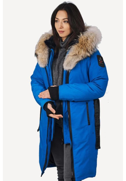 Пуховое пальто Regina (Женский; XL; royal blue)